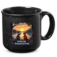 Justice For Peanut And Fred Peanut Squirrel Fred Raccoon 15oz Campfire Ceramic Mug