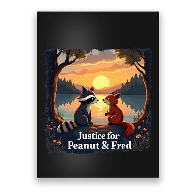 Justice For Peanut And Fred Peanut Squirrel Fred Raccoon Poster
