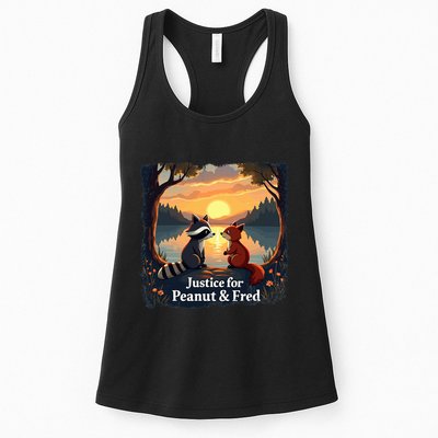 Justice For Peanut And Fred Peanut Squirrel Fred Raccoon Womens Tank Top