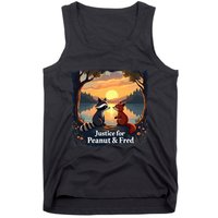 Justice For Peanut And Fred Peanut Squirrel Fred Raccoon Tank Top
