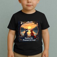 Justice For Peanut And Fred Peanut Squirrel Fred Raccoon Toddler T-Shirt
