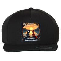 Justice For Peanut And Fred Peanut Squirrel Fred Raccoon Wool Snapback Cap