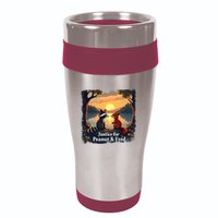 Justice For Peanut And Fred Peanut Squirrel Fred Raccoon 16oz Travel Tumbler