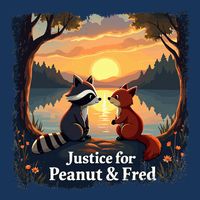 Justice For Peanut And Fred Peanut Squirrel Fred Raccoon Infant Baby Jersey Bodysuit