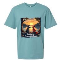 Justice For Peanut And Fred Peanut Squirrel Fred Raccoon Sueded Cloud Jersey T-Shirt