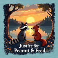 Justice For Peanut And Fred Peanut Squirrel Fred Raccoon Sueded Cloud Jersey T-Shirt