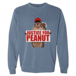 Justice For Peanut The Squirrel Vote For Trump 2024 Garment-Dyed Sweatshirt