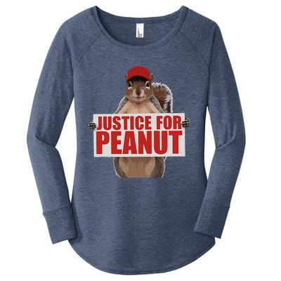 Justice For Peanut The Squirrel Vote For Trump 2024 Women's Perfect Tri Tunic Long Sleeve Shirt