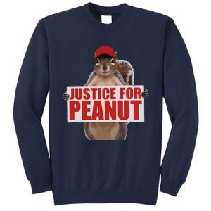 Justice For Peanut The Squirrel Vote For Trump 2024 Tall Sweatshirt