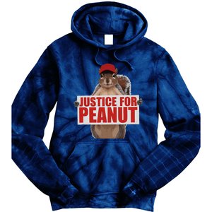 Justice For Peanut The Squirrel Vote For Trump 2024 Tie Dye Hoodie