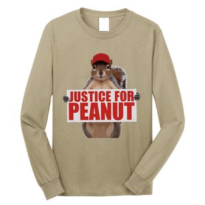 Justice For Peanut The Squirrel Vote For Trump 2024 Long Sleeve Shirt