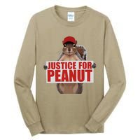 Justice For Peanut The Squirrel Vote For Trump 2024 Tall Long Sleeve T-Shirt