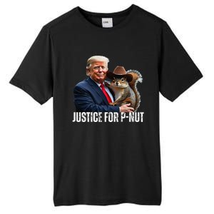 Justice For Peanut The Squirrel Wearing Maga Hat Tall Fusion ChromaSoft Performance T-Shirt