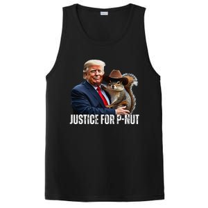 Justice For Peanut The Squirrel Wearing Maga Hat PosiCharge Competitor Tank