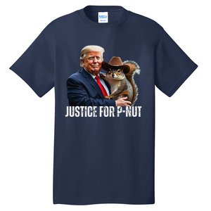 Justice For Peanut The Squirrel Wearing Maga Hat Tall T-Shirt