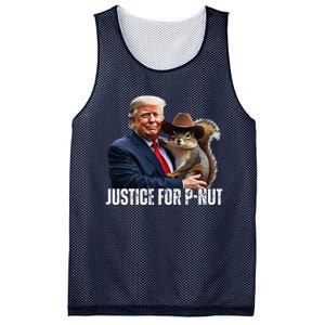 Justice For Peanut The Squirrel Wearing Maga Hat Mesh Reversible Basketball Jersey Tank