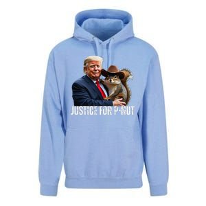 Justice For Peanut The Squirrel Wearing Maga Hat Unisex Surf Hoodie