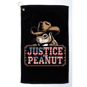 Justice For Peanut The Squirrel Peanut Squirrel Platinum Collection Golf Towel