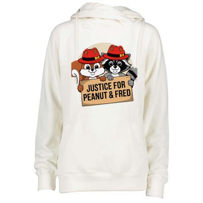 Justice For Peanut The Squirrel 2024 Womens Funnel Neck Pullover Hood