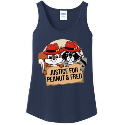 Justice For Peanut The Squirrel 2024 Ladies Essential Tank