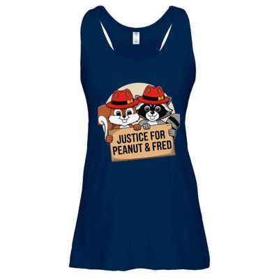 Justice For Peanut The Squirrel 2024 Ladies Essential Flowy Tank