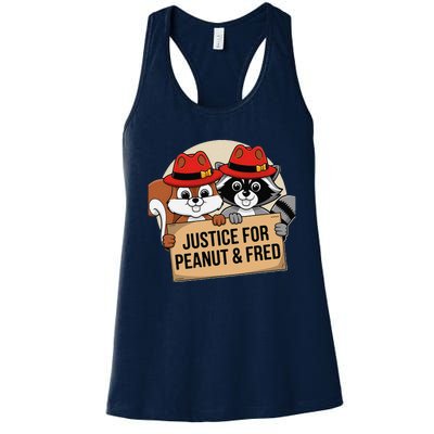 Justice For Peanut The Squirrel 2024 Women's Racerback Tank