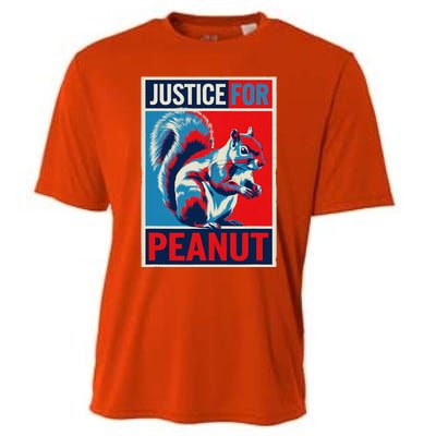 Justice For Peanut The Squirrel P’Nut Pnut Squirrel Cooling Performance Crew T-Shirt