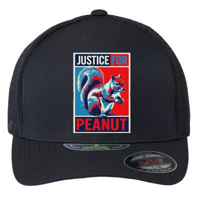 Justice For Peanut The Squirrel P’Nut Pnut Squirrel Flexfit Unipanel Trucker Cap