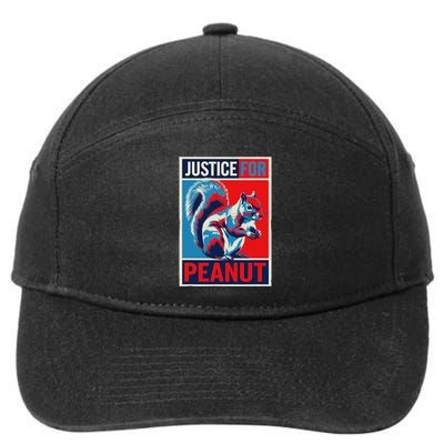 Justice For Peanut The Squirrel P’Nut Pnut Squirrel 7-Panel Snapback Hat