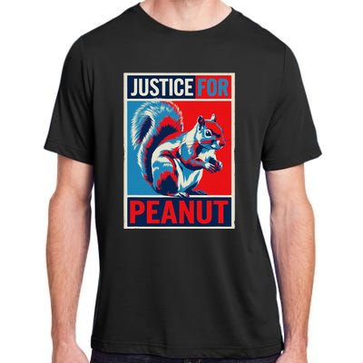 Justice For Peanut The Squirrel P’Nut Pnut Squirrel Adult ChromaSoft Performance T-Shirt