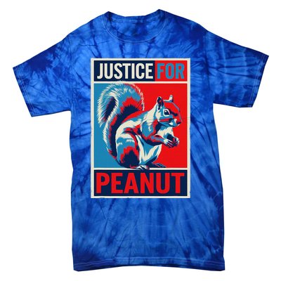 Justice For Peanut The Squirrel P’Nut Pnut Squirrel Tie-Dye T-Shirt