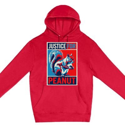 Justice For Peanut The Squirrel P’Nut Pnut Squirrel Premium Pullover Hoodie