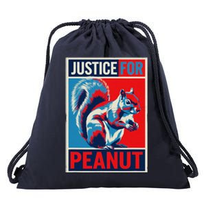 Justice For Peanut The Squirrel P’Nut Pnut Squirrel Drawstring Bag