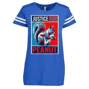 Justice For Peanut The Squirrel P’Nut Pnut Squirrel Enza Ladies Jersey Football T-Shirt