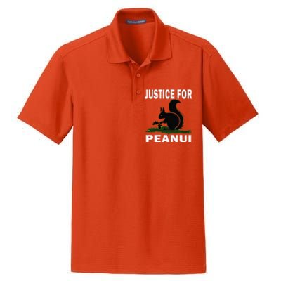 Justice For Peanut Pnut The Squirrel Dry Zone Grid Polo