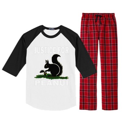 Justice For Peanut Pnut The Squirrel Raglan Sleeve Pajama Set