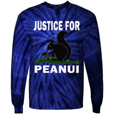 Justice For Peanut Pnut The Squirrel Tie-Dye Long Sleeve Shirt