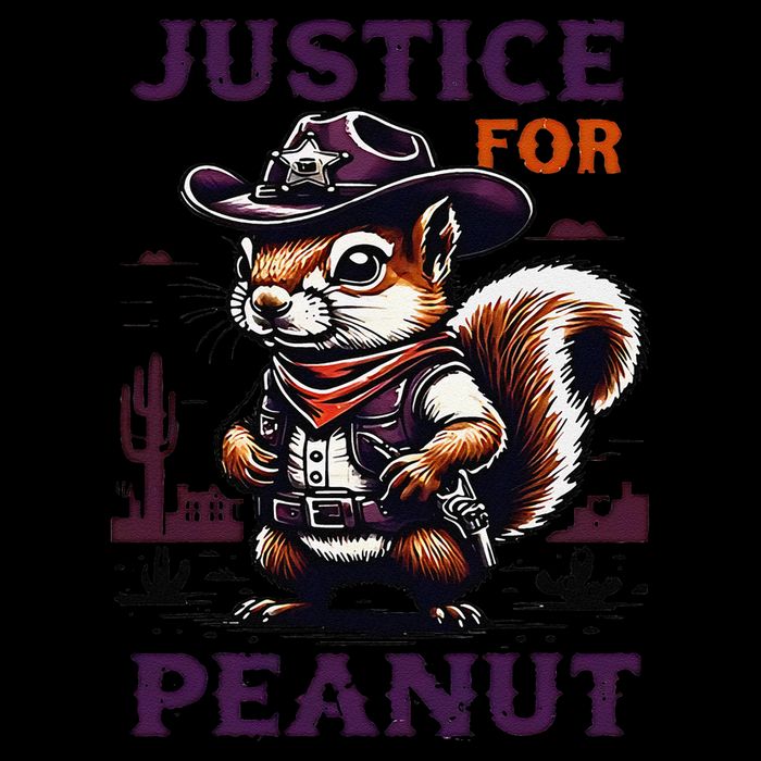 Justice For Peanut P地Ut Pnut Squirrel Lover Full-Length Apron With Pockets