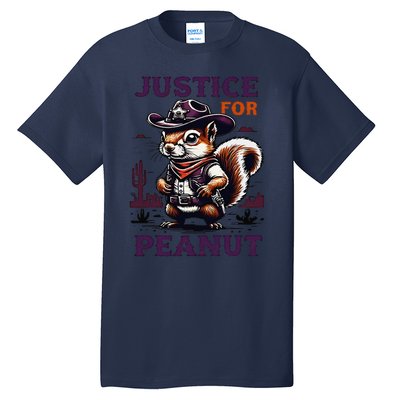 Justice For Peanut P地Ut Pnut Squirrel Lover Tall T-Shirt