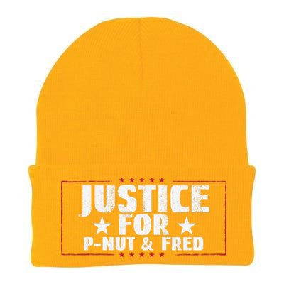 Justice For Pnut And Fred The Squirrel Peanut Justice Knit Cap Winter Beanie