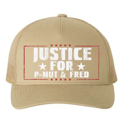 Justice For Pnut And Fred The Squirrel Peanut Justice Yupoong Adult 5-Panel Trucker Hat