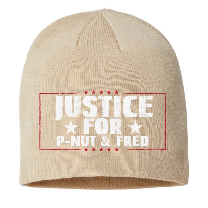 Justice For Pnut And Fred The Squirrel Peanut Justice Sustainable Beanie