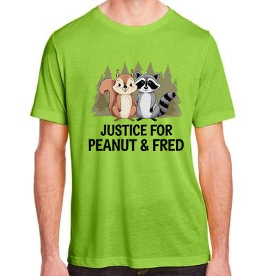 Justice For Peanut The Squirrel And Fred The Raccon Adult ChromaSoft Performance T-Shirt