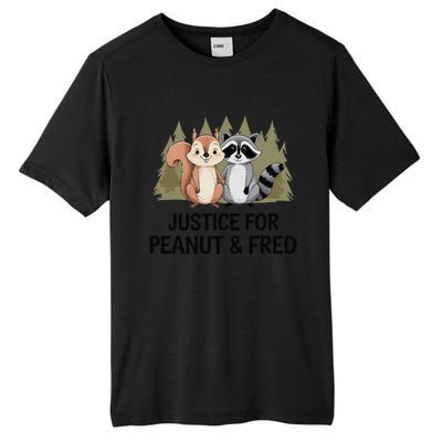 Justice For Peanut The Squirrel And Fred The Raccon Tall Fusion ChromaSoft Performance T-Shirt