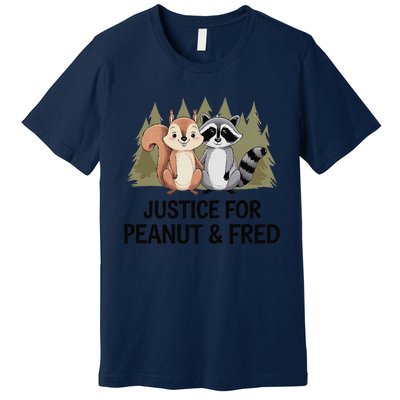 Justice For Peanut The Squirrel And Fred The Raccon Premium T-Shirt