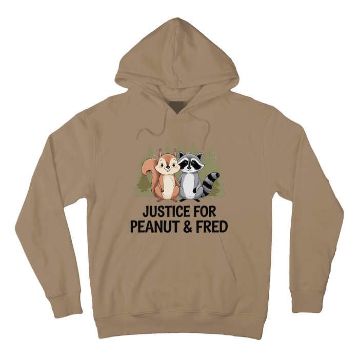 Justice For Peanut The Squirrel And Fred The Raccon Hoodie