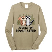 Justice For Peanut The Squirrel And Fred The Raccon Long Sleeve Shirt