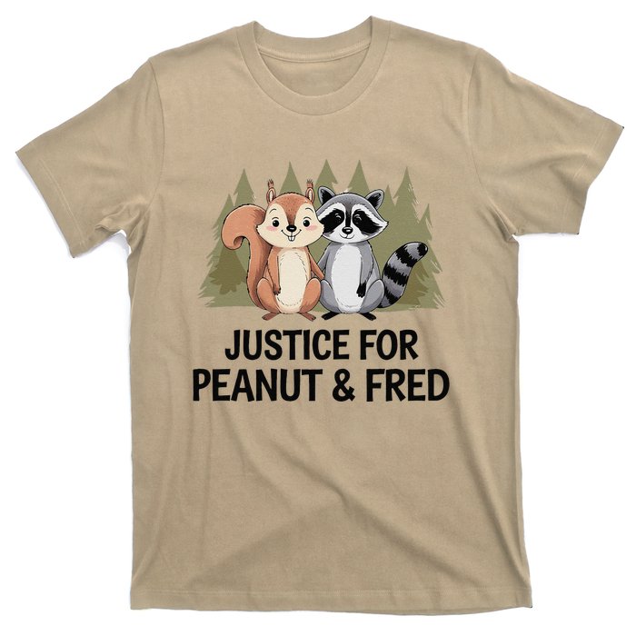 Justice For Peanut The Squirrel And Fred The Raccon T-Shirt