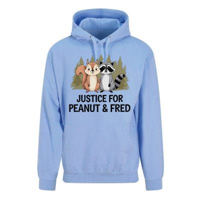 Justice For Peanut The Squirrel And Fred The Raccon Unisex Surf Hoodie