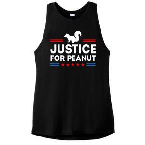 Justice For Peanut The Squirrel 2024 Ladies PosiCharge Tri-Blend Wicking Tank